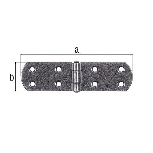 Charnière pour caisses 135 x 35 x 2 mm Anwendung 1