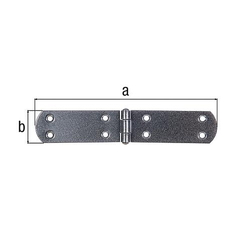 Charnière pour caisses 195 x 35 x 2 mm Anwendung 1