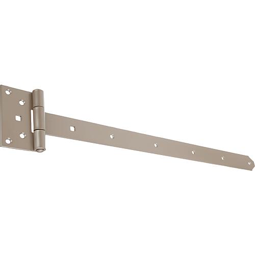 Penture anglaise DURAVIS® 591/59 x 103 mm, matériau : Acier, bleu zingué, surface : beige nacré RAL 1035