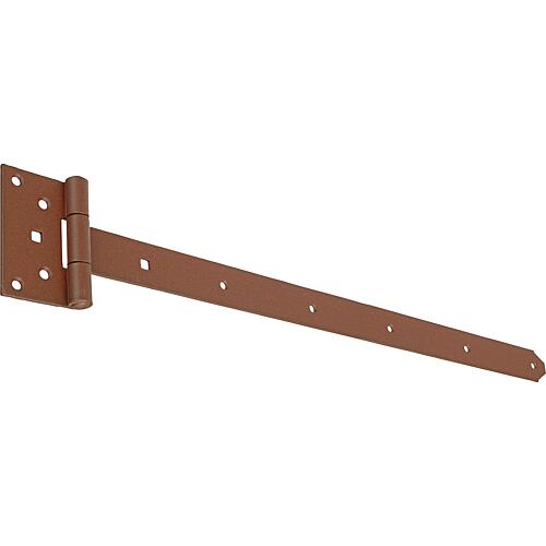 Penture anglaise DURAVIS® 591/59 x 103 mm, matériau : Acier, bleu zingué, surface : brun rouille