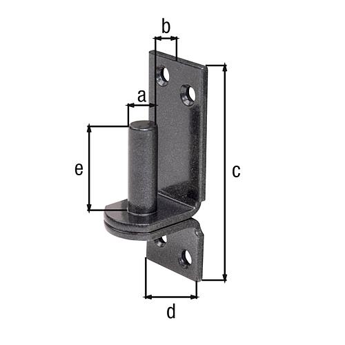 Gond sur plaque DI ⌀ 13 mm Anwendung 1