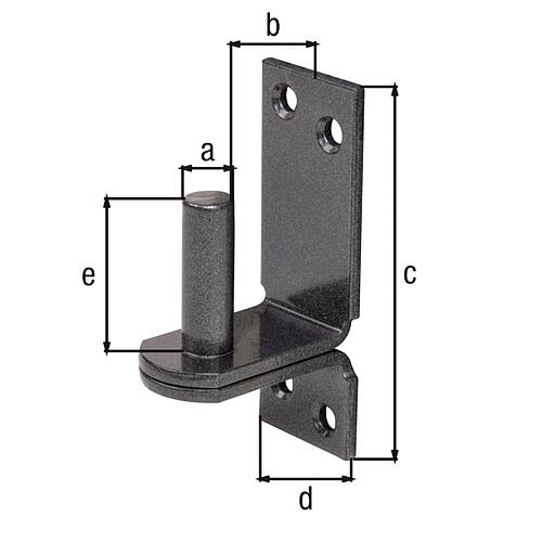 Gond sur plaque DII ⌀ 13 mm Anwendung 1