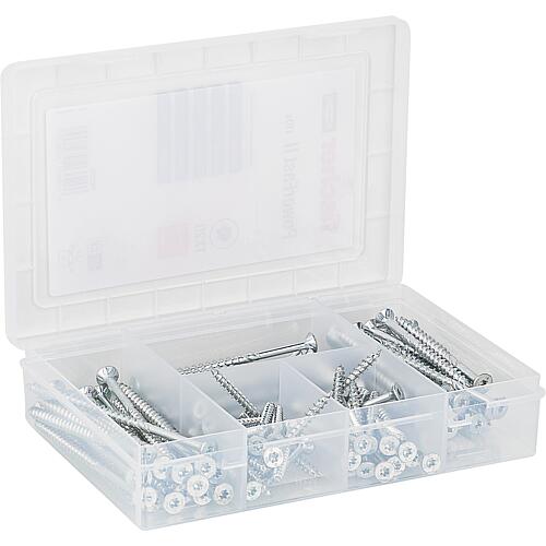 Assortiment de vis, Meisterbox PowerFast II, tête fraisée, filetage partiel, Torx®, 110 pièces Standard 1