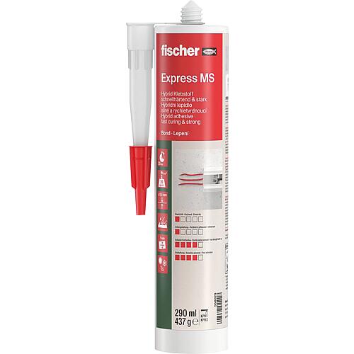 Colle de construction Fischer Express MS blanc, 290 ml 1K Standard 1