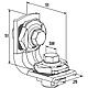 Equerre MW Clix 90°, pour rail de montage FLS  Anwendung 1