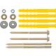 Kit fixation chauffe-eau Placo-platre, Ø 16x240mm
