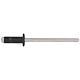 Rivet aveugle PolyGrip alu/Nirosta Ø 4x10, RAL 9011 noir graphite