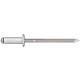 Rivet aveugle PolyGrip alu/Nirosta Ø 4x10, RAL 9006 blanc aluminium