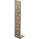 Ancrage pour béton en acier plat DURAVIS® 205 x 40 x 40 mm, matériau : Acier, galvanisé sendzimir, surface : beige nacré RAL 1035
