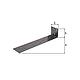 Ancrage en acier plat pour béton 205 x 40 x 40 mm Anwendung 1