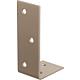 Équerre de poutre DURAVIS® 40 x 80 x 30 mm, à pattes inégales, matériau : Acier, bleu zingué, surface : beige nacré RAL 1035