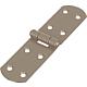 Charnière pour caisses DURAVIS® 135 x 35 x 2 mm, matériau : Acier, bleu zingué, surface : beige nacré RAL 1035