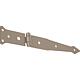 Penture droite DURAVIS® 202/77 x 48 mm, matériau : Acier, bleu zingué, surface : beige nacré RAL 1035