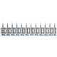 Clous standard DFN 35 galv. zingués UE : 1008 + 1 cartouche de gaz