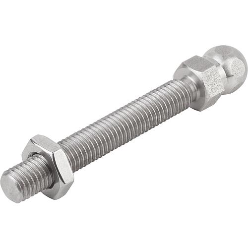 Tiges filetées pour Pieds articulés en inox Standard 1