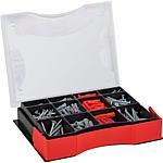 Assortiment de chevilles polyvalentes TRI, Chevilles à expansion Barracuda avec vis en boîte, 336 Pièces
