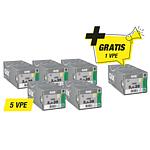 5 x vis à fixation rapide GIX B + 1 x gratuit, filetage grossier 3,9 x 35 mm