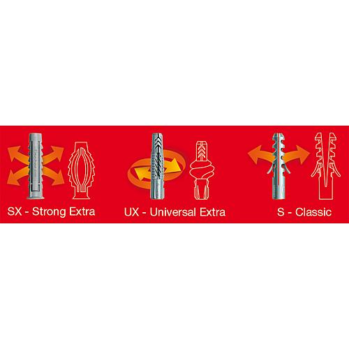 Chevilles universelles UX Anwendung 3