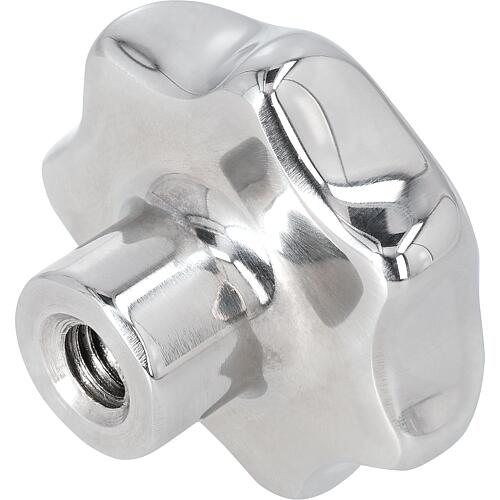 Poignées étoile Forme E Trou borgne fileté, inox Anwendung 1