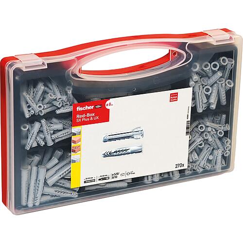 Assortiment de chevilles à expansion et universelles, SX Plus/UX en boîte, 291 pièces Standard 1