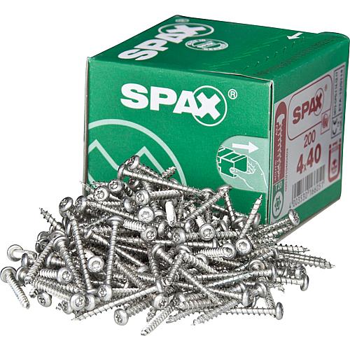 SPAX® vis universelle, ø filetage d1: 4,0 mm, ø tête: 8,0 mm, emballage standard Anwendung 1