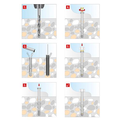 Fixation WC sur pied Toilet XL