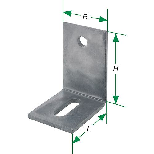 Équerre pour béton, galvanisée à chaud, type SXABL Anwendung 1