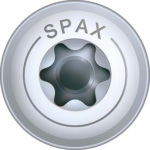 SPAX® vis à bois, ø filetage d1: 6,0 mm, ø tête: 13,6 mm, emballage standard,  pointe 4CUT Anwendung 1