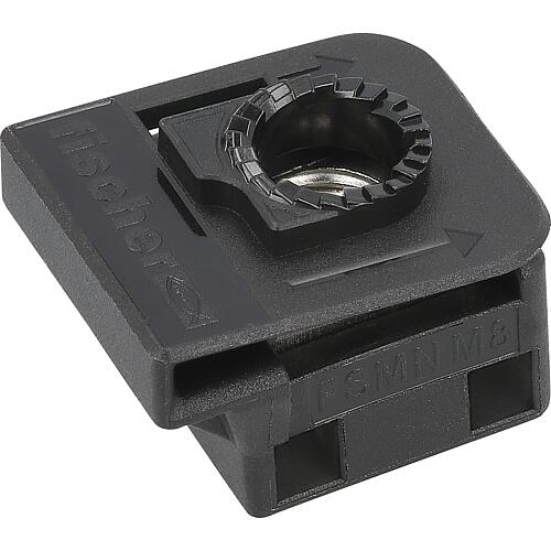 PV-Clip Écrou coulissant FSMN M8 R Standard 1