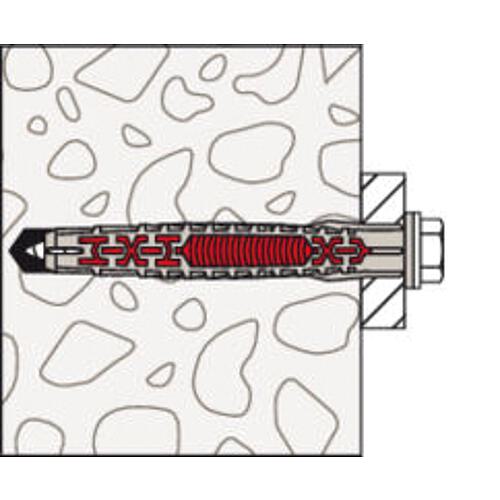 Chevilles rallongées DuoXpand hexagonales 10 FUS, galvanisées Anwendung 8