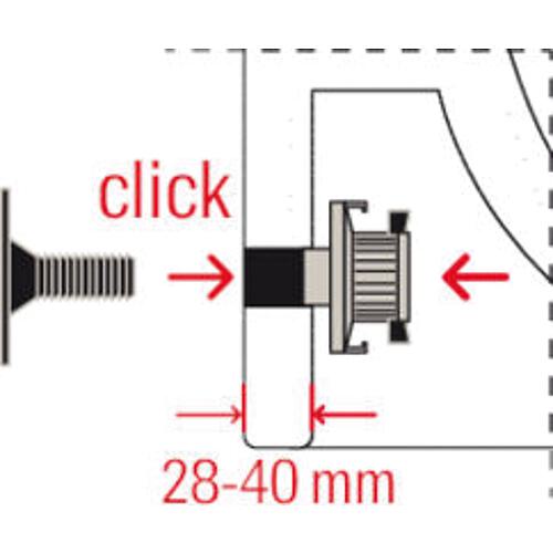 Fixation pour lavabo Fischer WST Anwendung 6