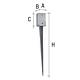 support poteaux à enfoncer, galvanisé Anwendung 1