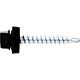 Vis de façade Twistec® Colorhead 4,8 x 20 RAL 9005 UE: 100 pcs avec clé à douille 451M8P