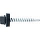 Vis de façade Twistec® Colorhead 4,8 x 60 RAL 7016 UE: 100 pcs avec clé à douille 451M8P