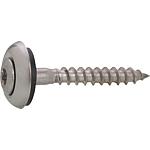 Vis avec joint pour travaux de plomberie, Inox A2 naturel