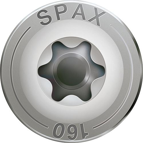 SPAX® vis pour construction en bois, ø filetage d1: 8,0 mm, ø tête : 20,0 mm, emballage standard, 4 pointe CUT