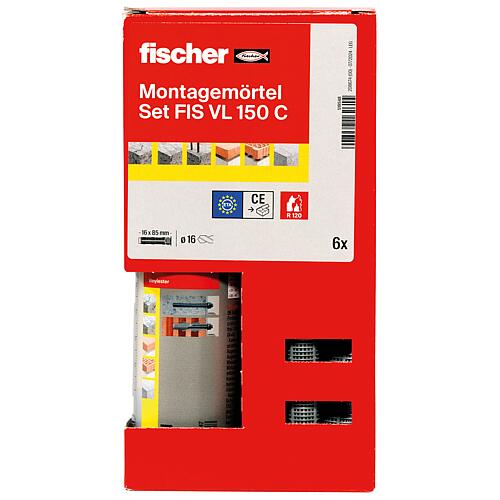 Fischer Kit de mortier de montage 2K, FIS VL 150 C y compris les tamis Anwendung 1