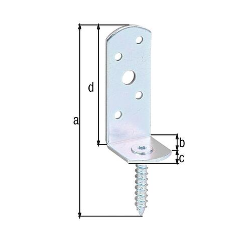Equerre pour clôture tressée en L Anwendung 2