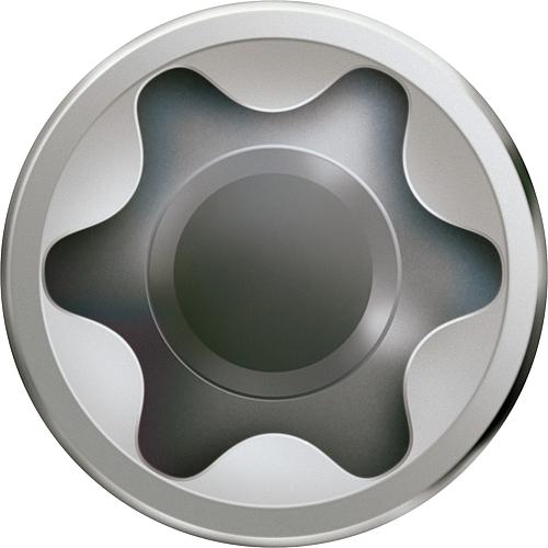 SPAX® vis de  terrasse, ø filetage d1: 6,0 mm, ø tête : 7,0 mm, emballage standard Anwendung 2