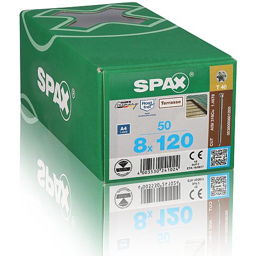 SPAX® tête cylindrique, ø fieltage d1: 8,0 mm, ø tête : 10,0 mm Standard 2