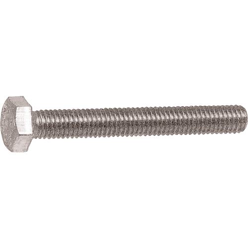Vis à tête hexagonale VG DIN 933 en acier inoxydable A2-50 
 Standard 1
