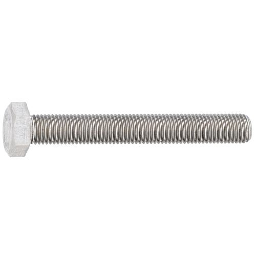 Vis à tête hexagonale, fil. fin DIN 961 acier inoxydable A2 M10 Standard 1