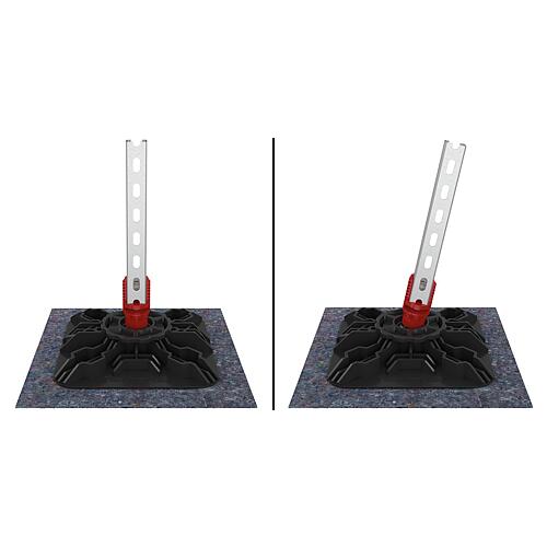 Support pour toit plat Fischer FFRBH articulé Anwendung 2