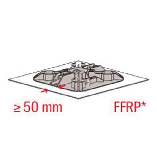 Support pour toit plat Fischer FFRBH articulé Anwendung 8