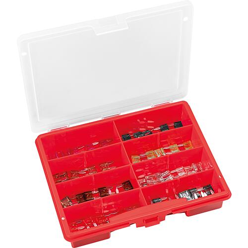 Boîte assortiment de fusibles plats, mini, 80 pièces Standard 1