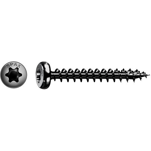 Halbrundkopfschraube SPAX®, BLAX verzinkt, Vollgewinde, Ø4mm Standard 1