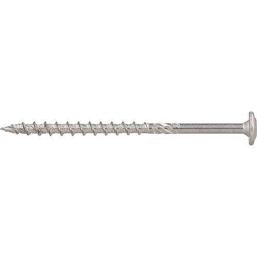 Tellerkopfschraube FISCHER Teilgewinde Edelstahl A2 TX Standard 1