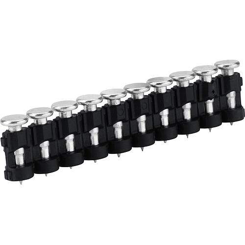Clou en acier/béton, en rangée sur bande plastique, galvanisé Standard 1