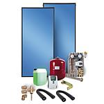 Pack solaire avec 2 capteurs SX 2,0 vertical (surface totale 4,04m²) sans ballon
