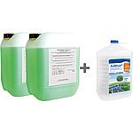 Pack promo 2x 10L de fluide caloporteur solaire, type F + AdBlue® bidon 5L (bec verseur inclus) gratuit